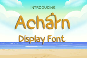 Acharn - Display Font