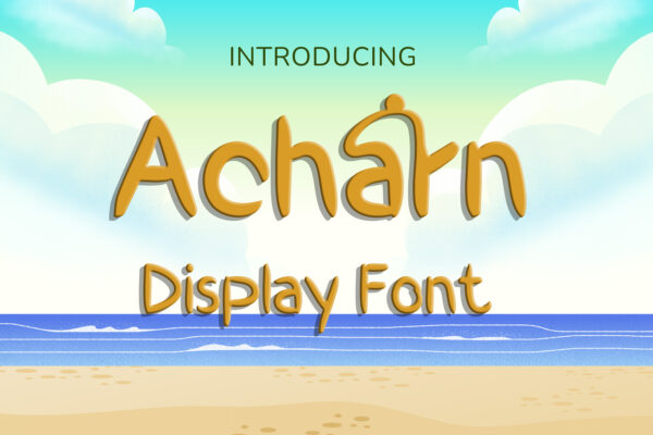 Acharn - Display Font