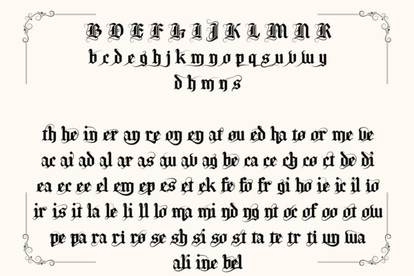 Rimethis - Blackletter Font - Image 6