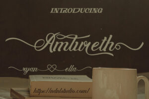 Amlureth - Calligraphy Font