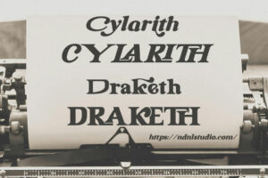 Cylarith Draketh Font