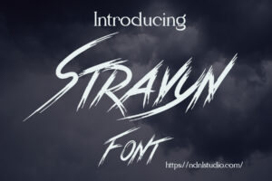 Stravyn - Brush Font
