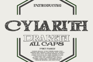 CYLARITH DRAKETH CAPS FONT FAMILY