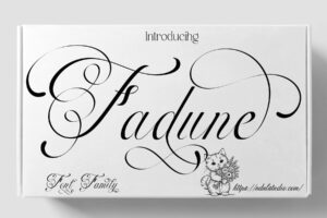 Fadune - Calligraphy Font Family
