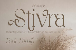 Stivra - Sans Serif Font Family