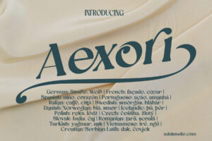 Aexori - Serif Font Family