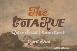 Cotarue - Retro Font Duo