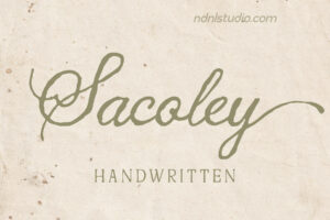 Sacoley Script Font