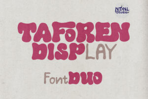 Taforen - Retro Font Duo