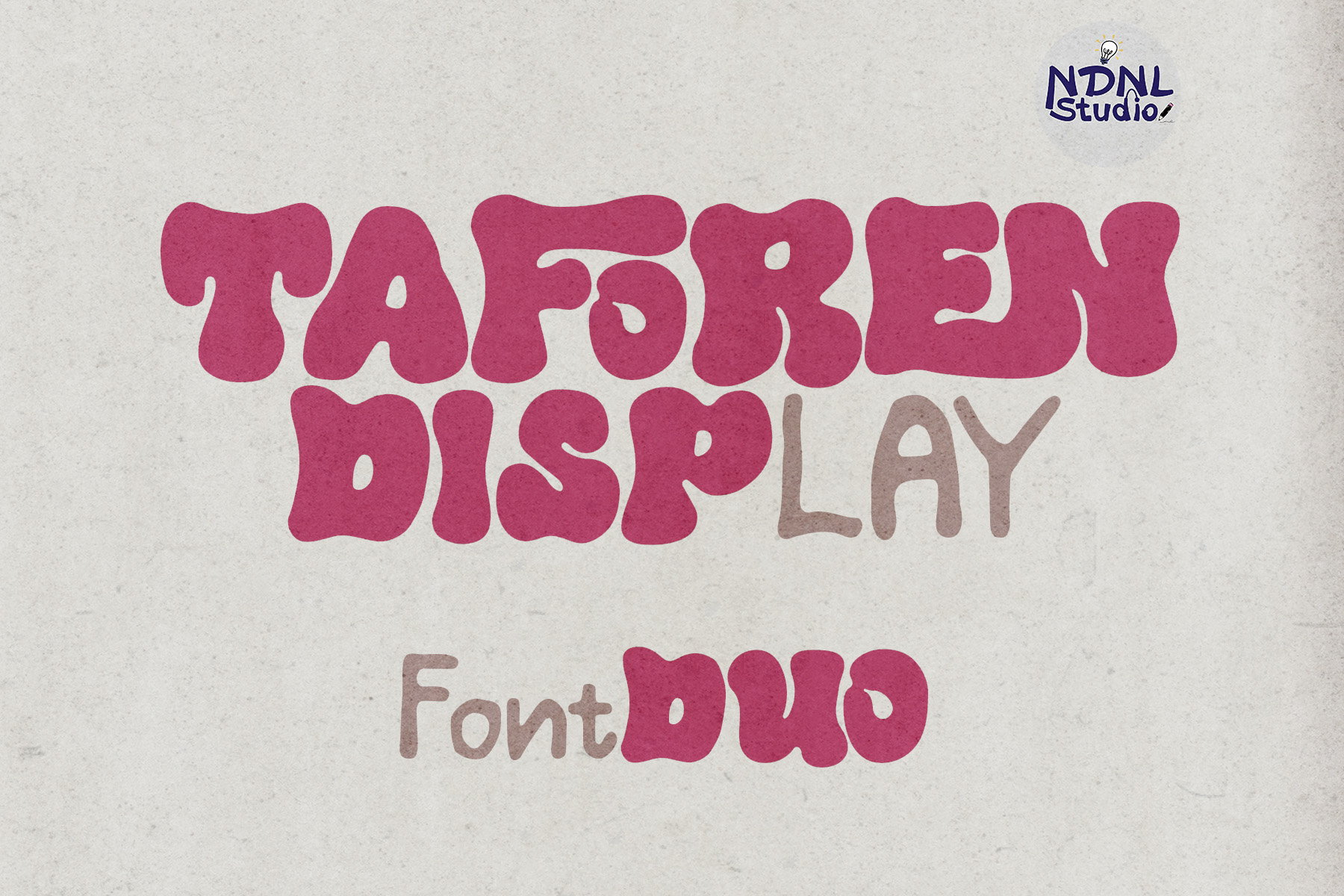 Taforen - Retro Font Duo
