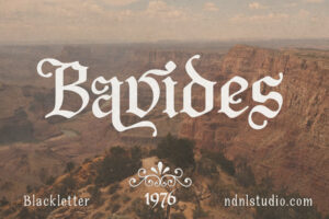 Bavides - Blackletter Font