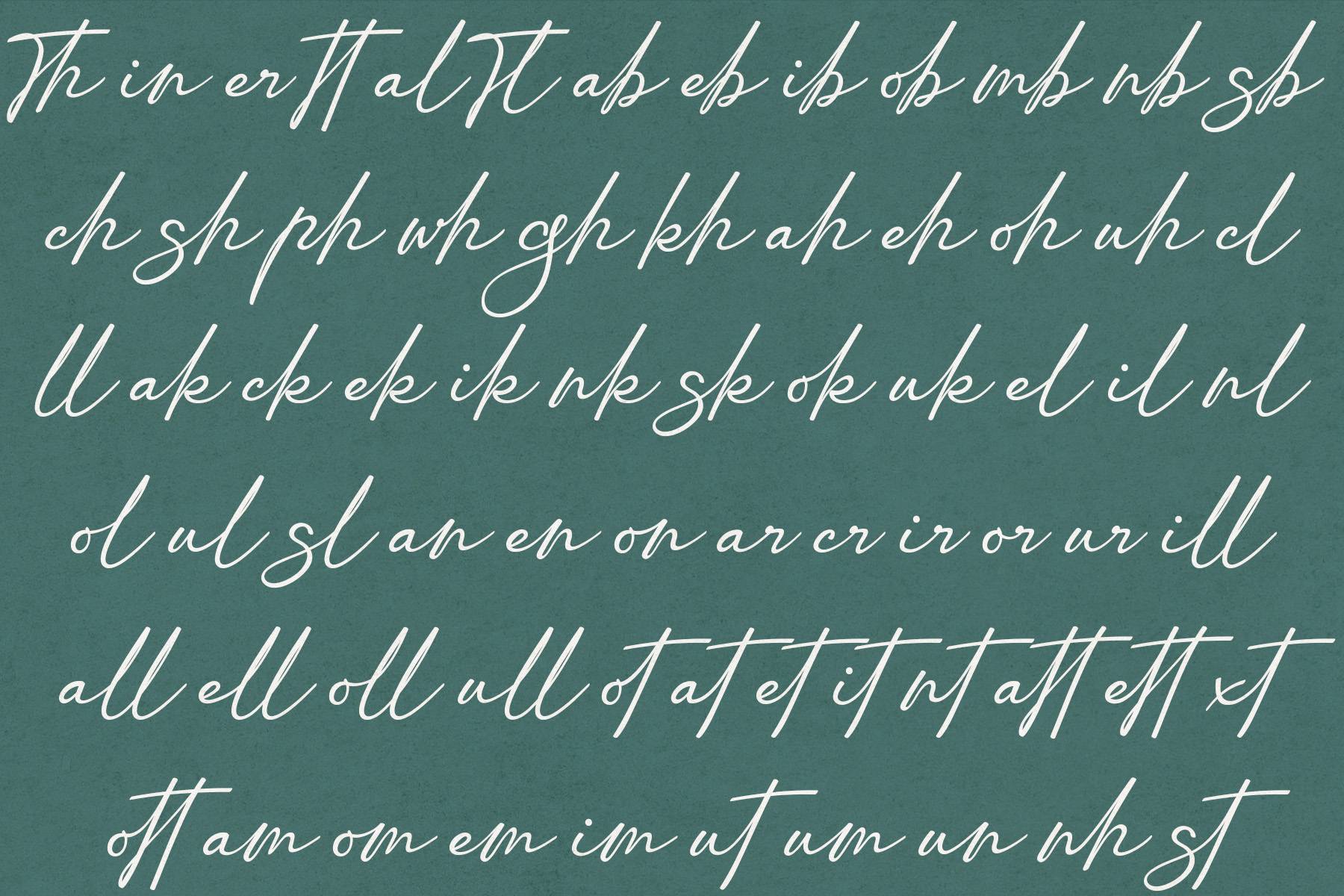 Amsthon - Handwritten Font - Image 8