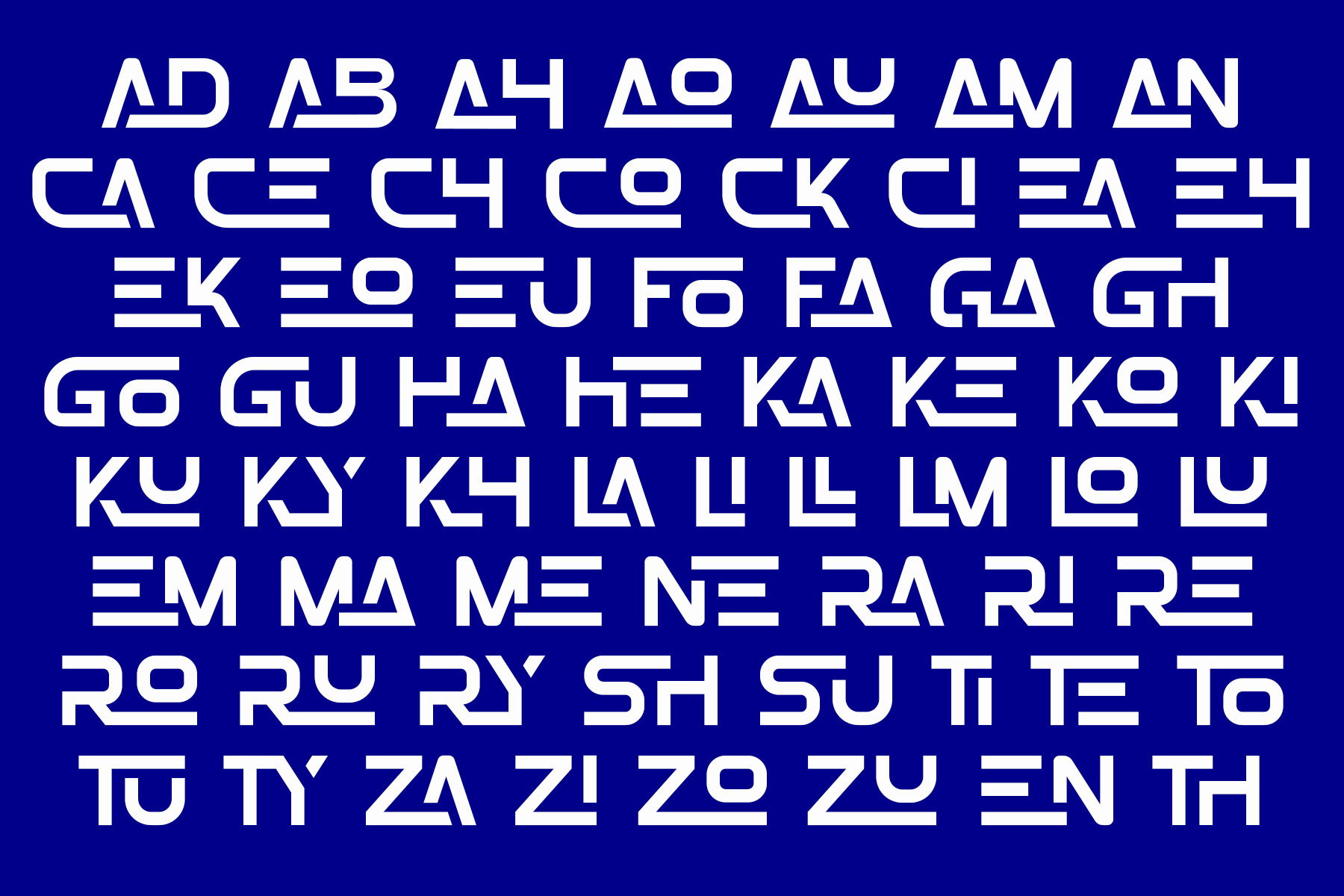 Cadeho - Futuristic Font - Image 9