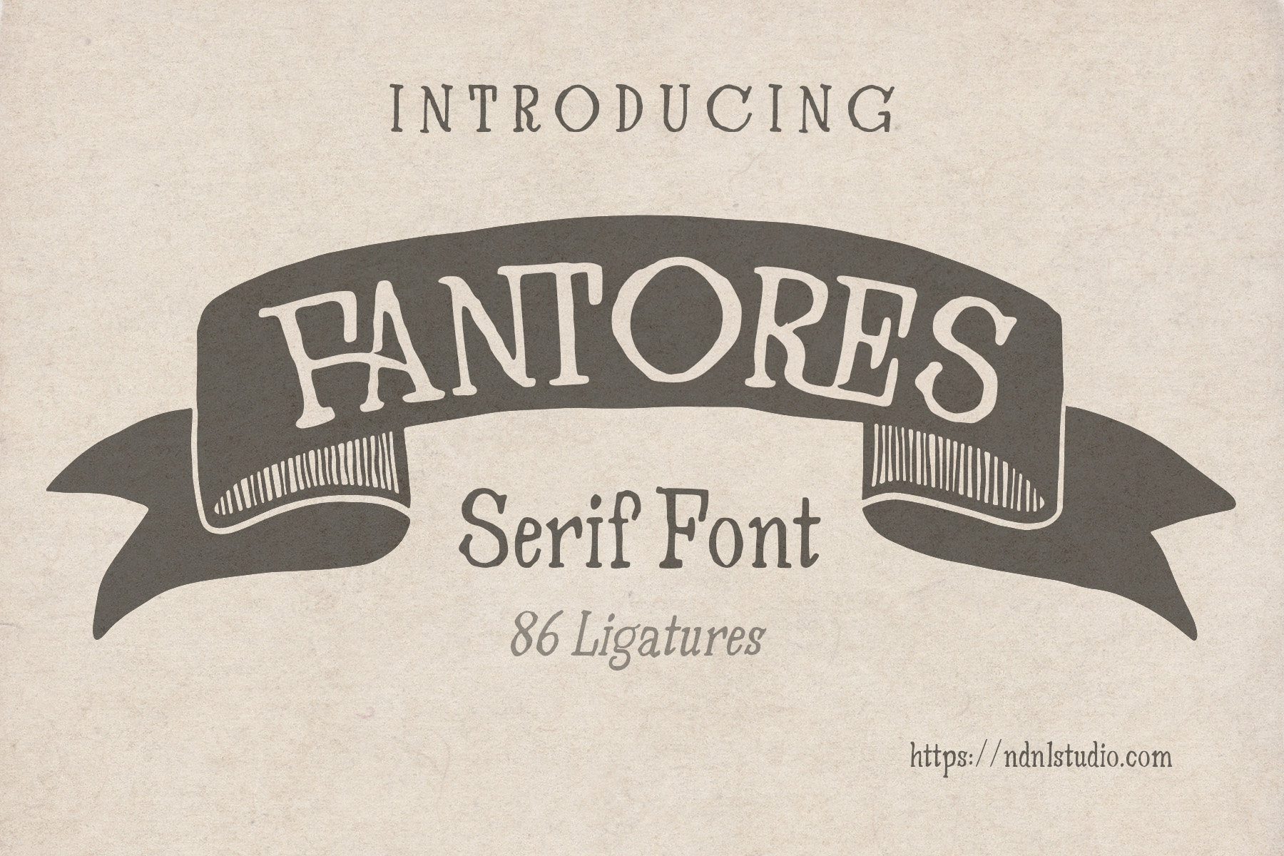 Fantores - Serif Font