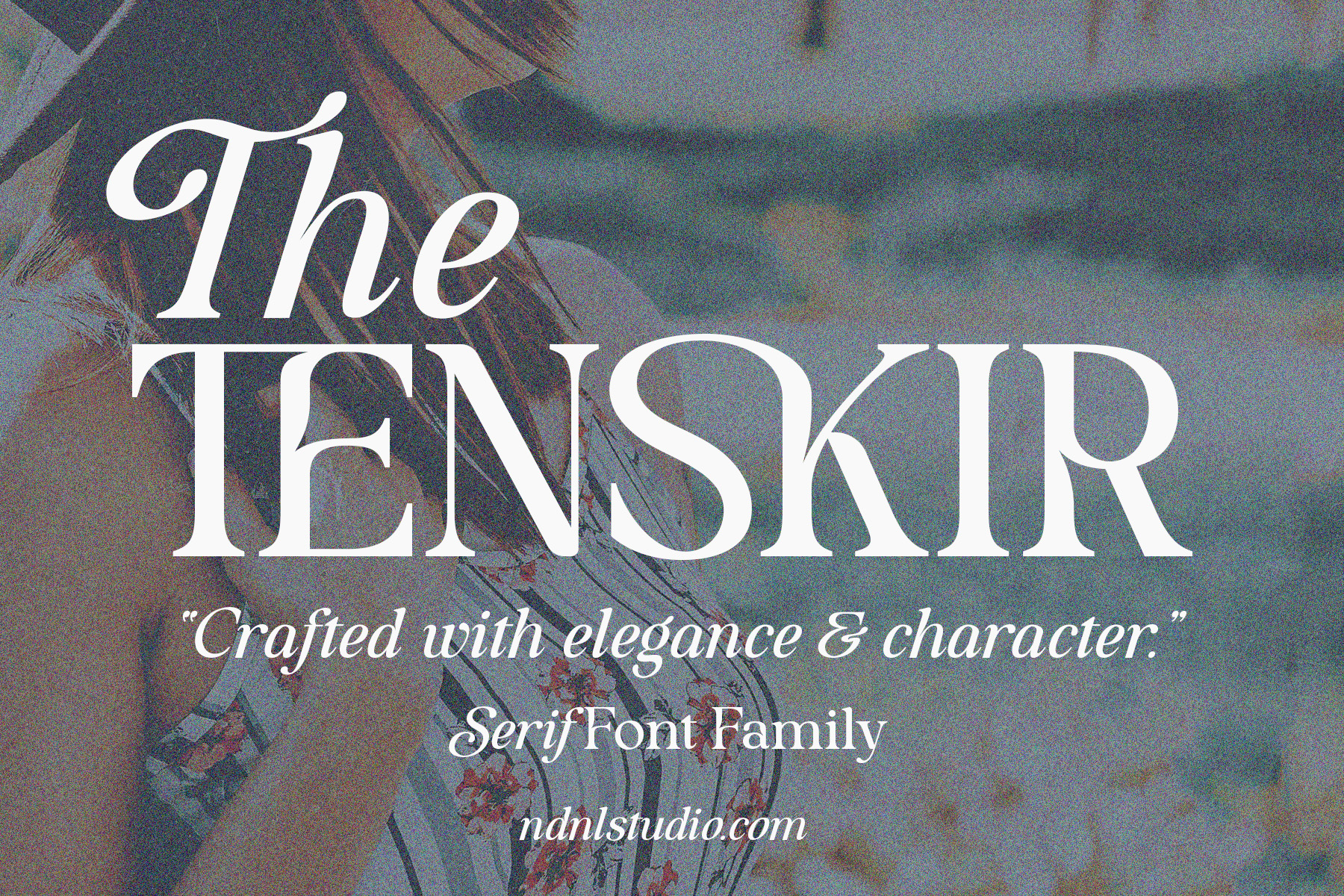 Tenskir - Serif Font Tenskir Font